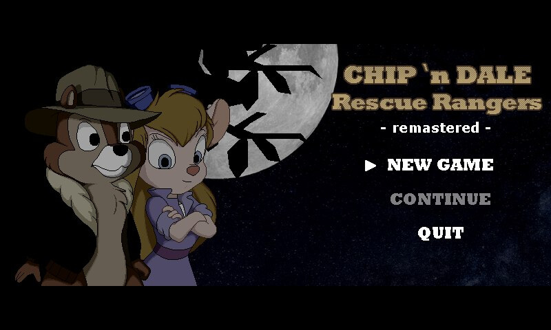 Chip 'n Dale Rescue Rangers: Remake - геймплей игры Dendy\NES